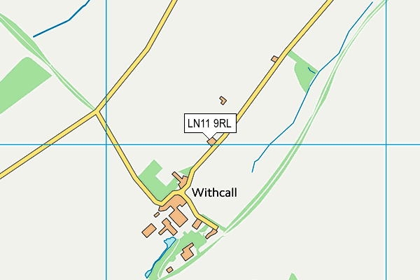 LN11 9RL map - OS VectorMap District (Ordnance Survey)