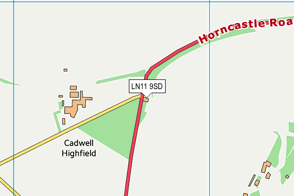 LN11 9SD map - OS VectorMap District (Ordnance Survey)