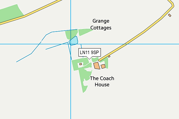 LN11 9SP map - OS VectorMap District (Ordnance Survey)