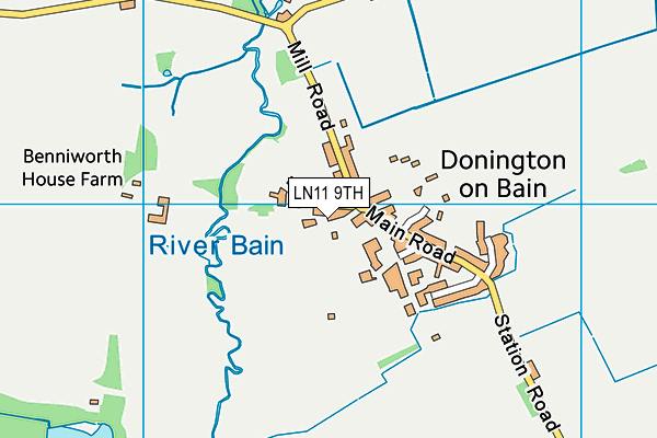 LN11 9TH map - OS VectorMap District (Ordnance Survey)