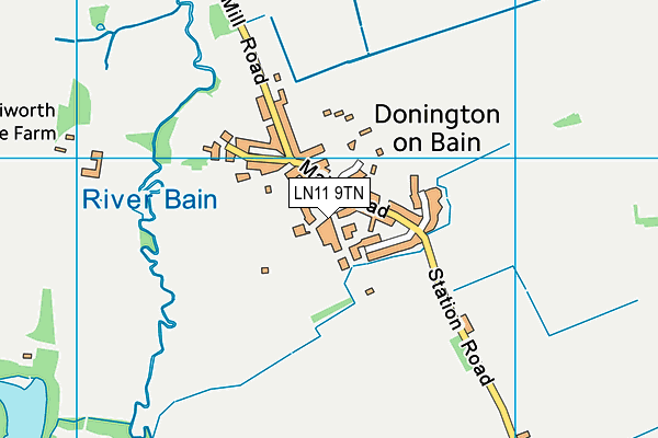 LN11 9TN map - OS VectorMap District (Ordnance Survey)