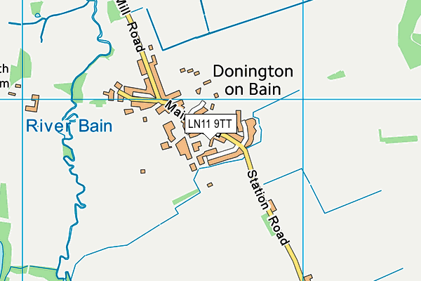 LN11 9TT map - OS VectorMap District (Ordnance Survey)