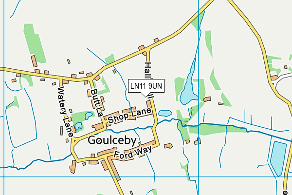 LN11 9UN map - OS VectorMap District (Ordnance Survey)