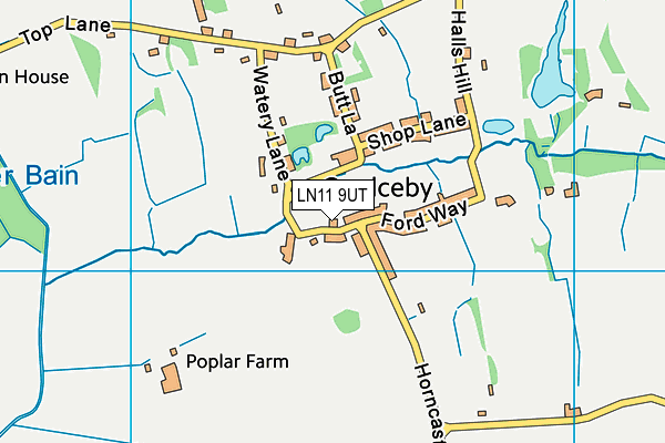 LN11 9UT map - OS VectorMap District (Ordnance Survey)
