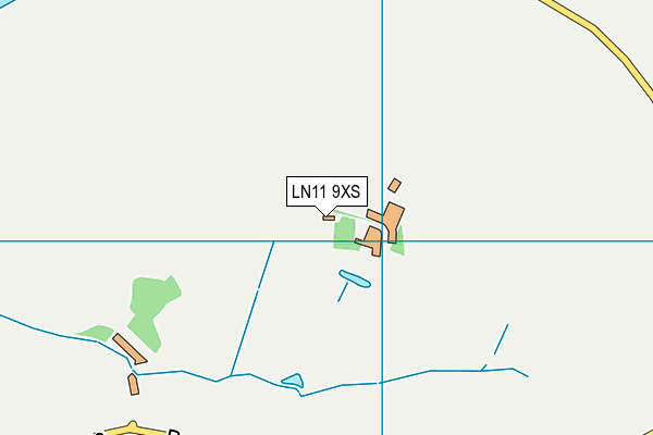 LN11 9XS map - OS VectorMap District (Ordnance Survey)