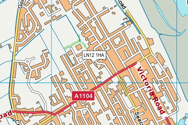 Station Sports Centre map (LN12 1HA) - OS VectorMap District (Ordnance Survey)