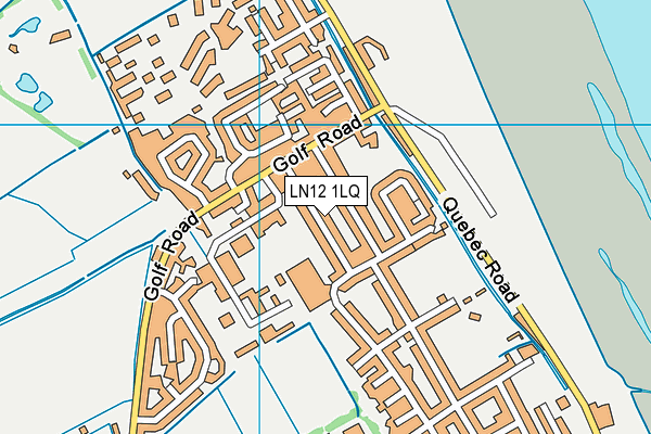 LN12 1LQ map - OS VectorMap District (Ordnance Survey)