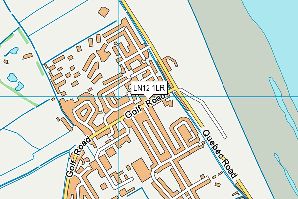 LN12 1LR map - OS VectorMap District (Ordnance Survey)