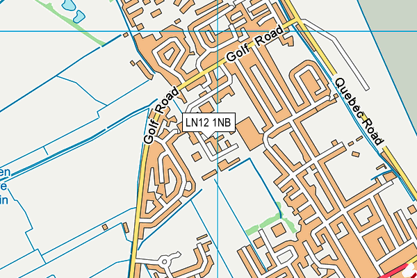 LN12 1NB map - OS VectorMap District (Ordnance Survey)
