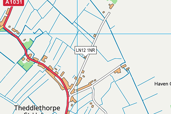 LN12 1NR map - OS VectorMap District (Ordnance Survey)