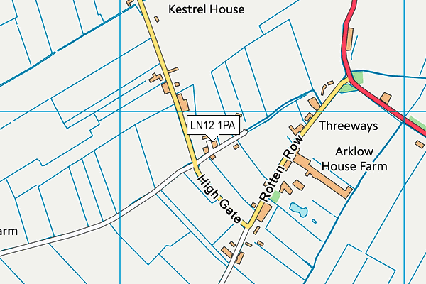Theddlethorpe Playing Field map (LN12 1PA) - OS VectorMap District (Ordnance Survey)