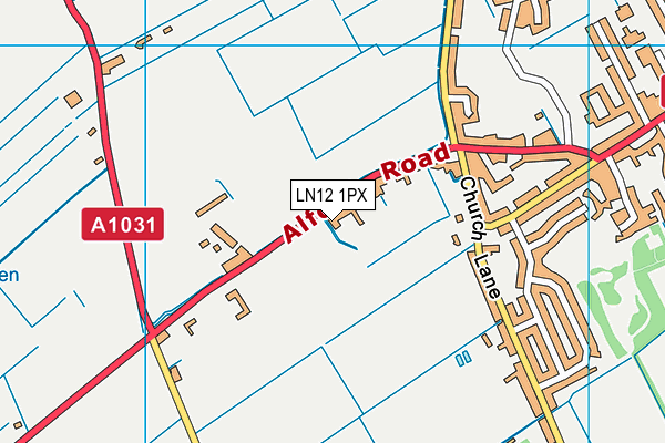 Map of MABLETHORPE ROCK AND ICES LIMITED at district scale
