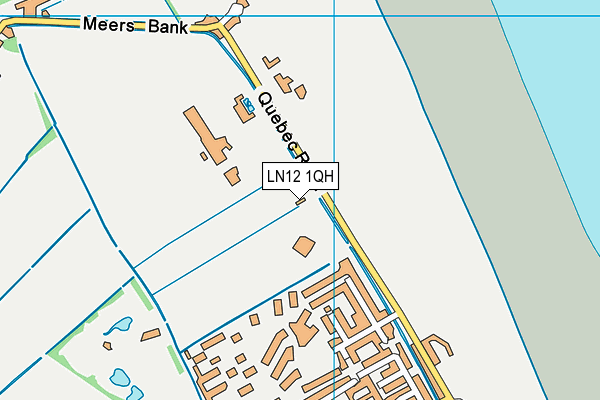 LN12 1QH map - OS VectorMap District (Ordnance Survey)