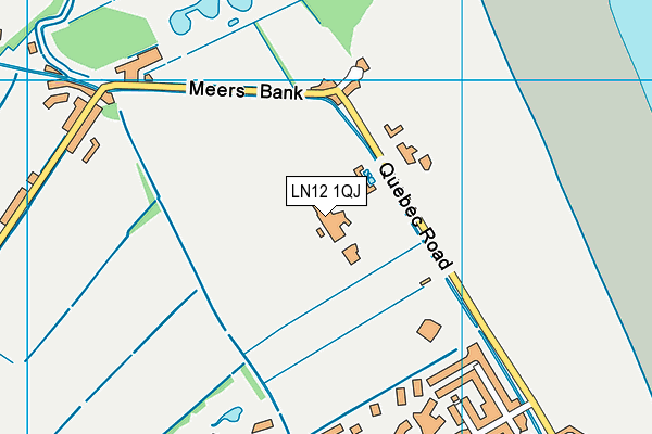 Golden Sands Holiday Park map (LN12 1QJ) - OS VectorMap District (Ordnance Survey)