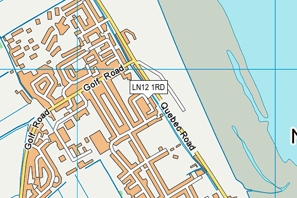 LN12 1RD map - OS VectorMap District (Ordnance Survey)