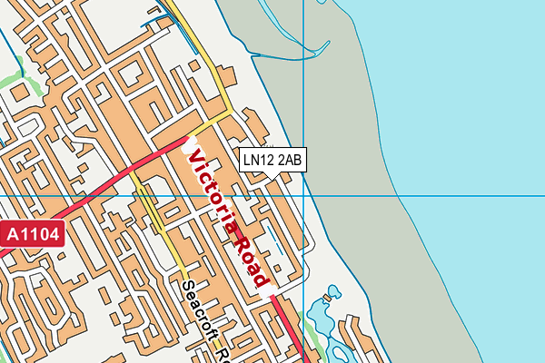 LN12 2AB map - OS VectorMap District (Ordnance Survey)