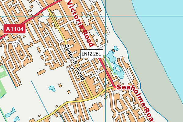LN12 2BL map - OS VectorMap District (Ordnance Survey)