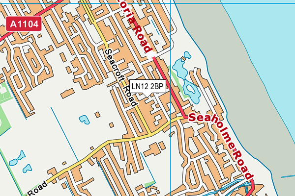 LN12 2BP map - OS VectorMap District (Ordnance Survey)