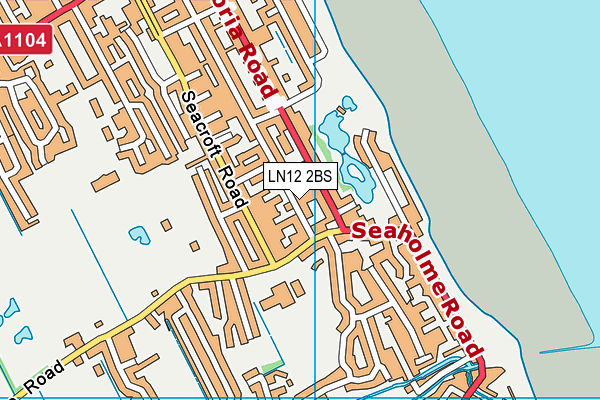 LN12 2BS map - OS VectorMap District (Ordnance Survey)