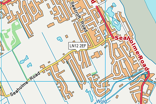 LN12 2EF map - OS VectorMap District (Ordnance Survey)