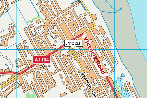 LN12 2EH map - OS VectorMap District (Ordnance Survey)