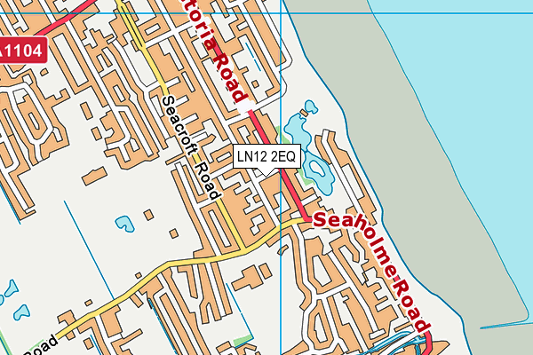 LN12 2EQ map - OS VectorMap District (Ordnance Survey)