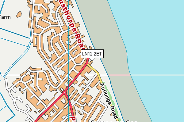 LN12 2ET map - OS VectorMap District (Ordnance Survey)