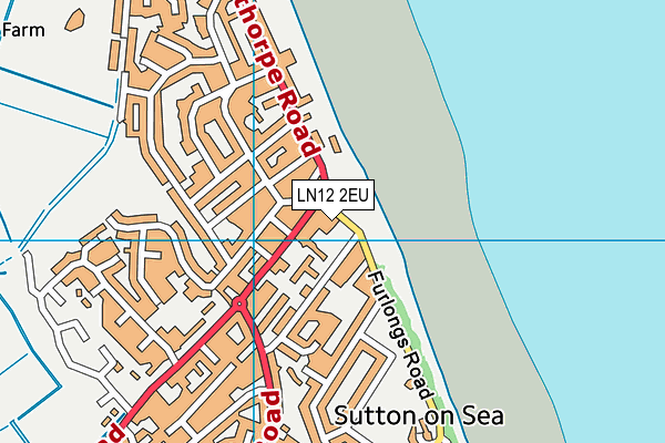 Sutton On Sea Multi Activity Community Area map (LN12 2EU) - OS VectorMap District (Ordnance Survey)