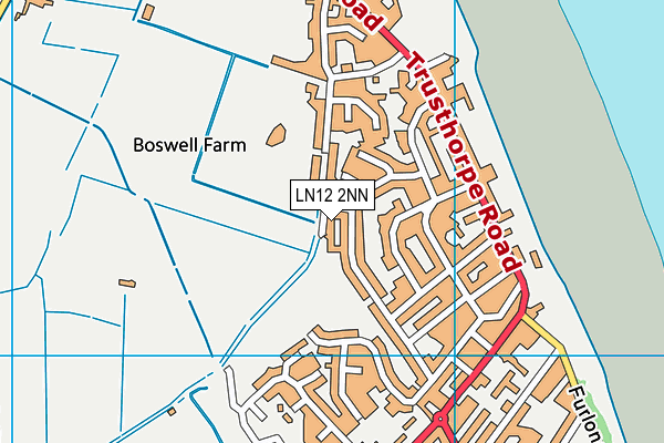 LN12 2NN map - OS VectorMap District (Ordnance Survey)