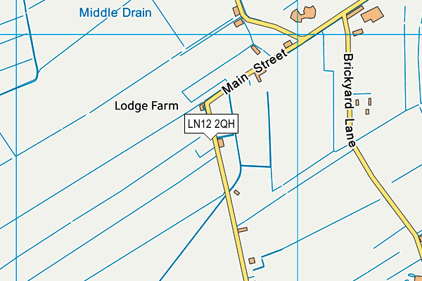 LN12 2QH map - OS VectorMap District (Ordnance Survey)