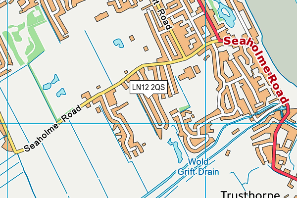LN12 2QS map - OS VectorMap District (Ordnance Survey)