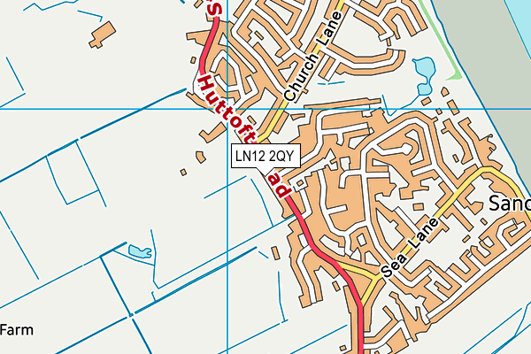 LN12 2QY map - OS VectorMap District (Ordnance Survey)