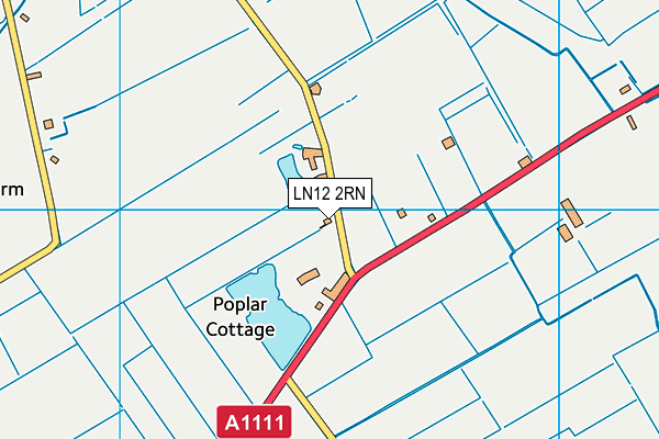 LN12 2RN map - OS VectorMap District (Ordnance Survey)