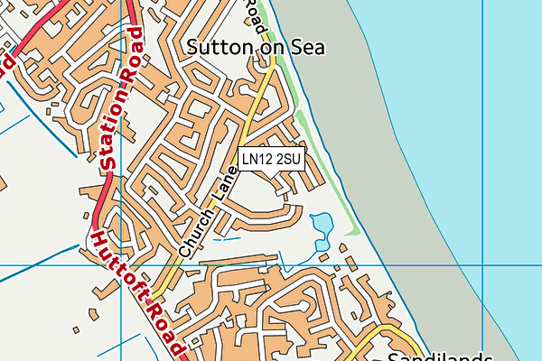 LN12 2SU map - OS VectorMap District (Ordnance Survey)