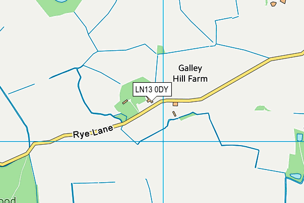 LN13 0DY map - OS VectorMap District (Ordnance Survey)
