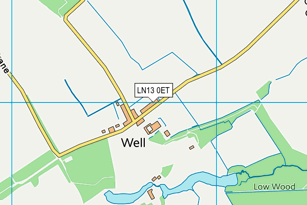 LN13 0ET map - OS VectorMap District (Ordnance Survey)