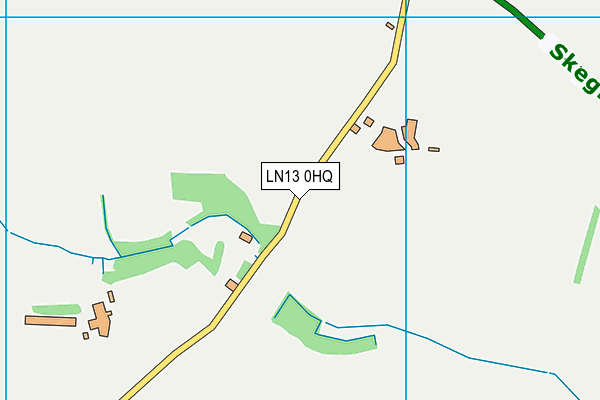LN13 0HQ map - OS VectorMap District (Ordnance Survey)