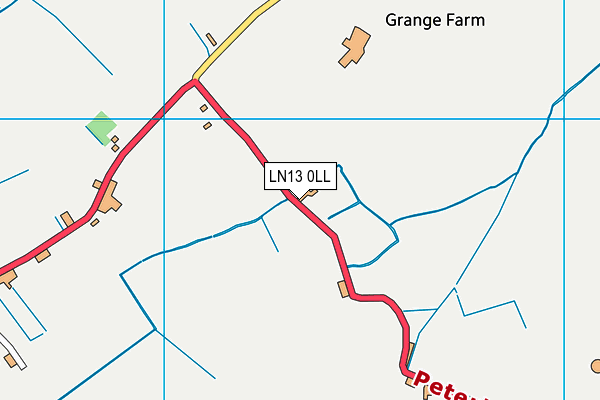LN13 0LL map - OS VectorMap District (Ordnance Survey)