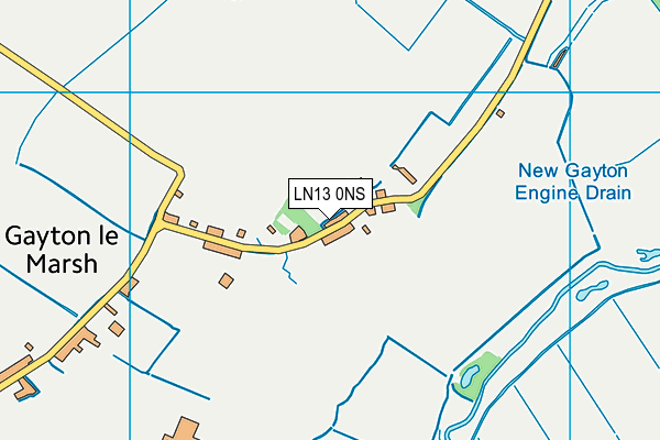 LN13 0NS map - OS VectorMap District (Ordnance Survey)