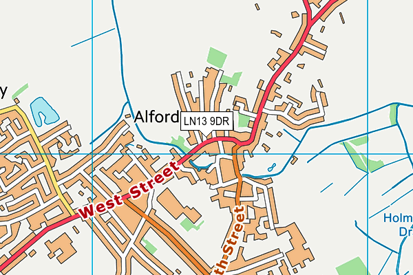LN13 9DR map - OS VectorMap District (Ordnance Survey)