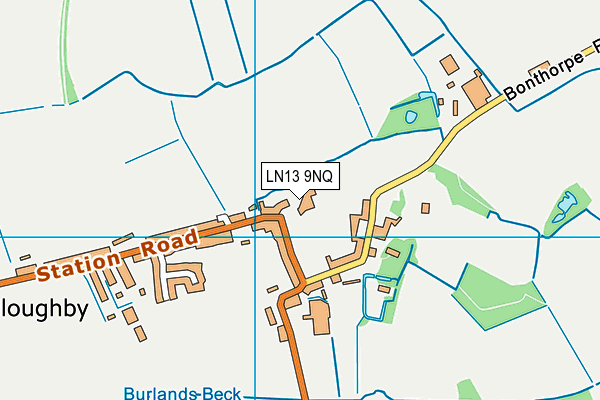 LN13 9NQ map - OS VectorMap District (Ordnance Survey)