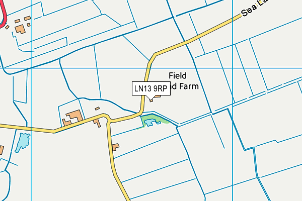 LN13 9RP map - OS VectorMap District (Ordnance Survey)