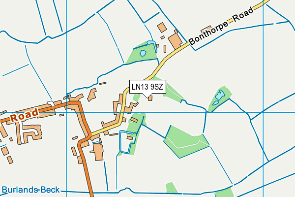 LN13 9SZ map - OS VectorMap District (Ordnance Survey)