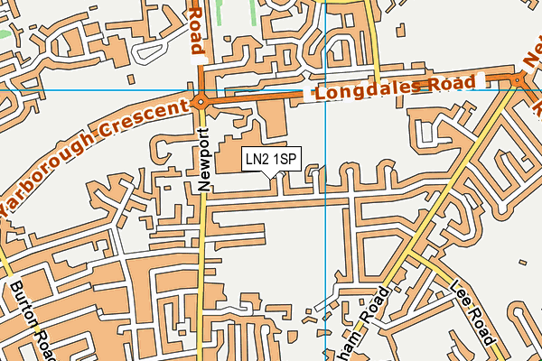 LN2 1SP map - OS VectorMap District (Ordnance Survey)