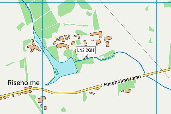 LN2 2GH map - OS VectorMap District (Ordnance Survey)