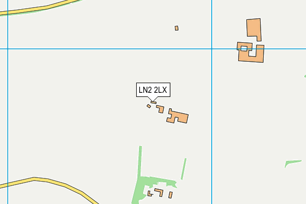 LN2 2LX map - OS VectorMap District (Ordnance Survey)