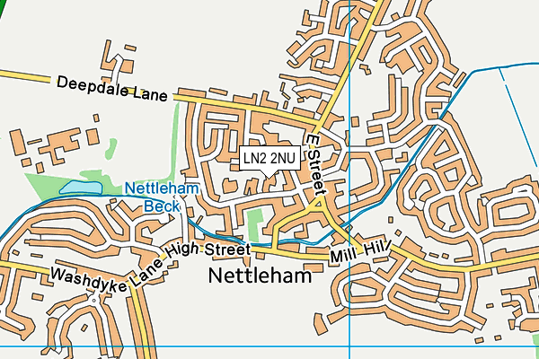 LN2 2NU map - OS VectorMap District (Ordnance Survey)