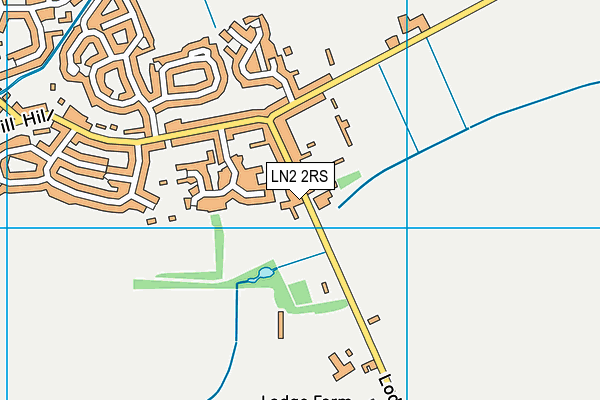 LN2 2RS map - OS VectorMap District (Ordnance Survey)
