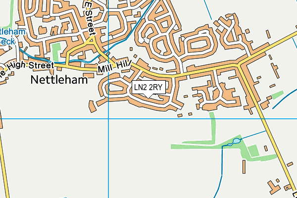 LN2 2RY map - OS VectorMap District (Ordnance Survey)