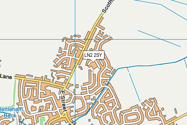 LN2 2SY map - OS VectorMap District (Ordnance Survey)